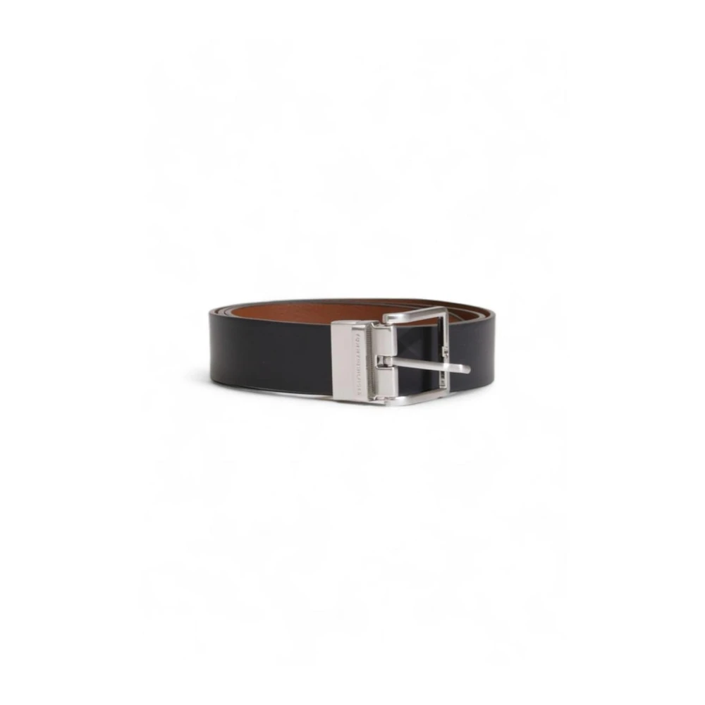 Tommy Hilfiger Klassieke Leren Riem Collectie Brown Heren