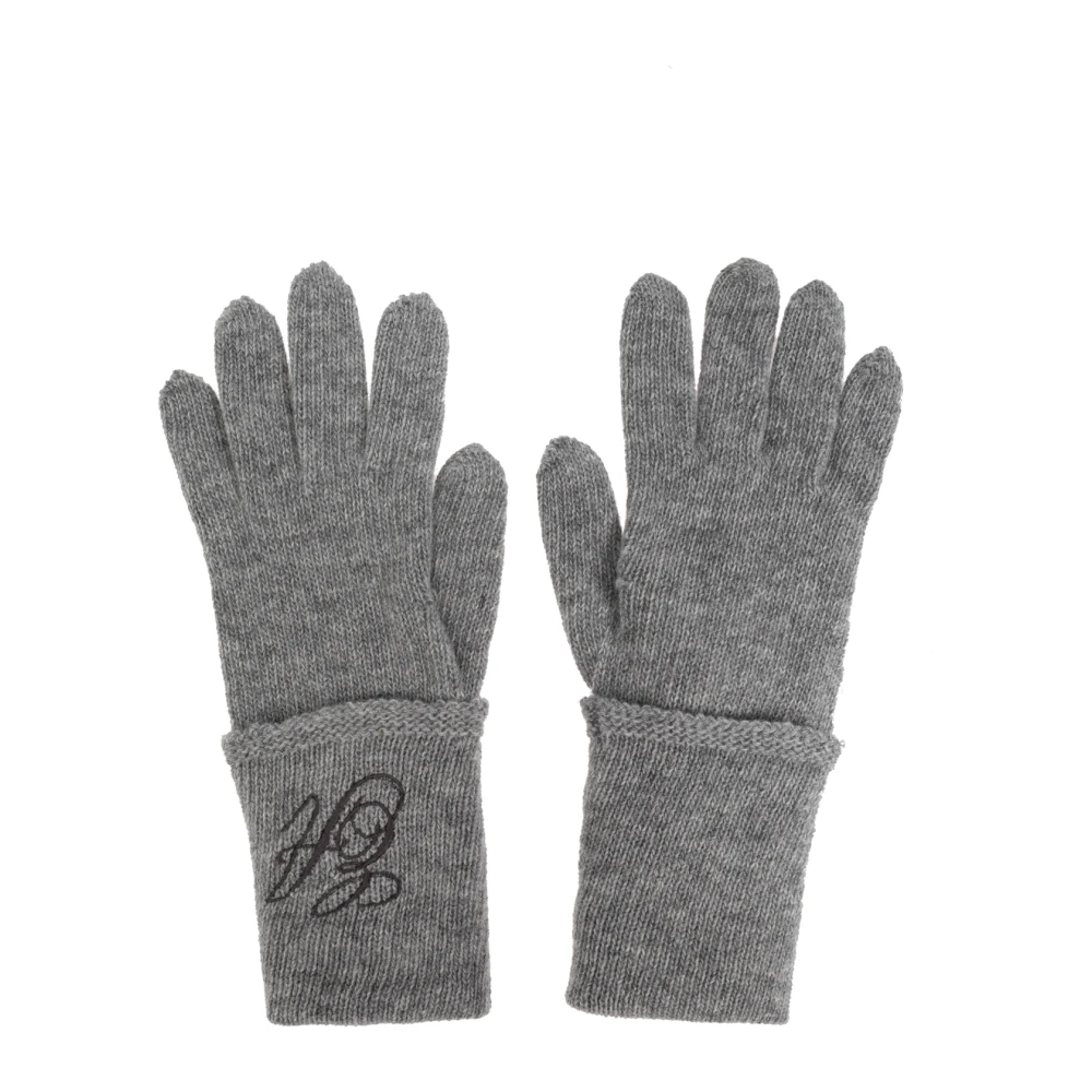 Emporio Armani Wollen handschoenen Gray Dames
