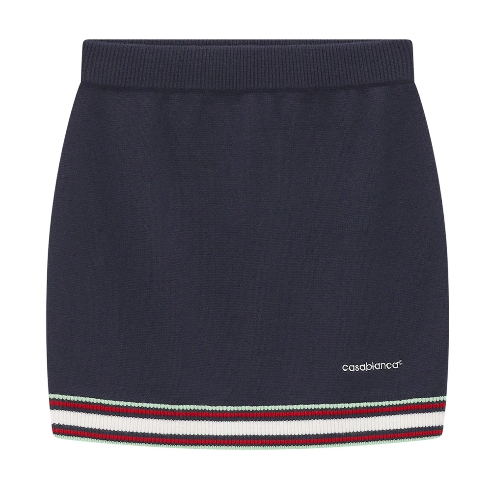 Casablanca Vrouw Blauw Rokken Dames, S, Wol, Short Skirts