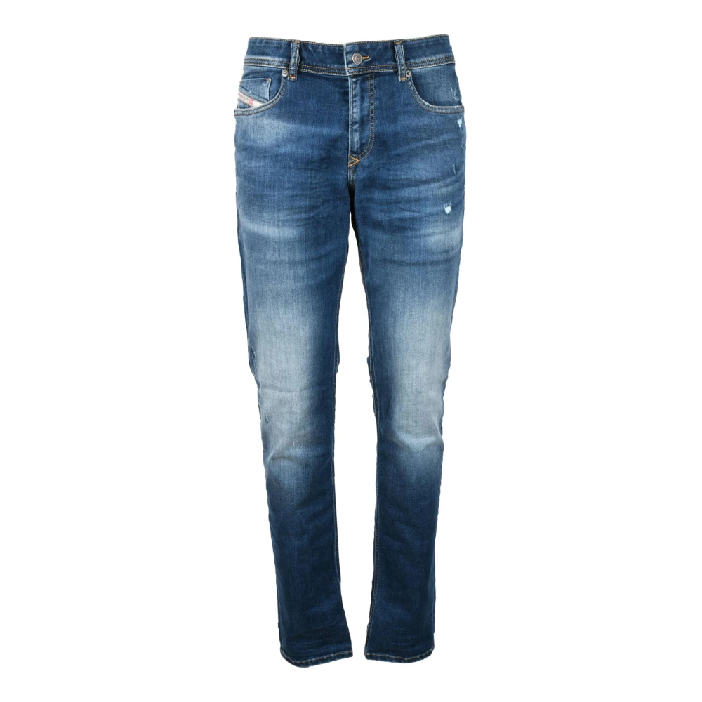 Diesel Slim Fit Stretch Denim Jeans Blue Heren