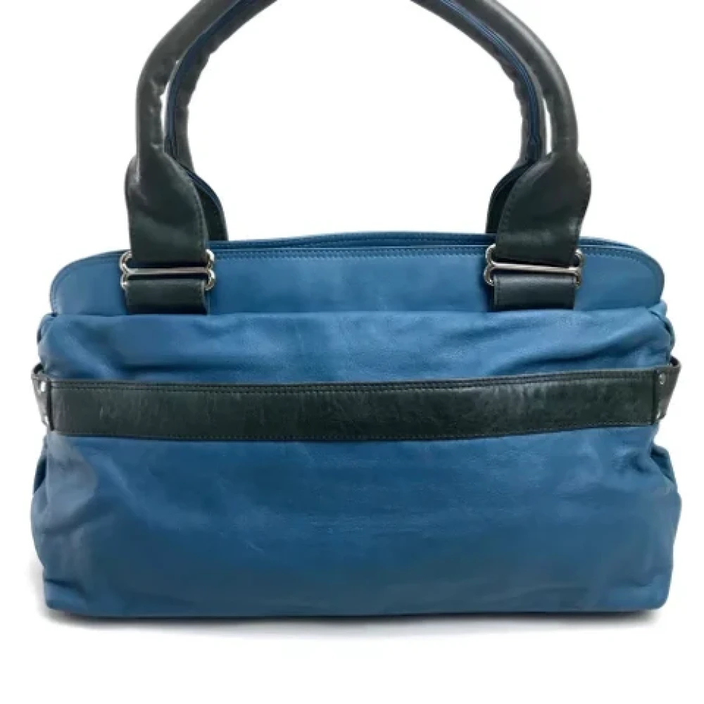 Chloé Pre-owned Leather handbags Blue Dames