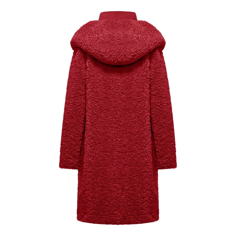 BomBoogie Sherpa Fleece Jas met Afneembare Capuchon Black Dames