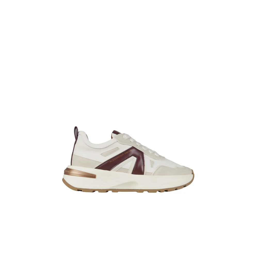 Alexander Smith Liverpool Dames Sneakers van Leer en Suède met Zijlogo Dames Schoenen Veelkleurig Multicolor