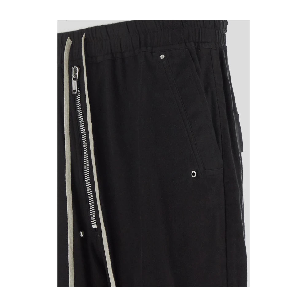 Rick Owens Katoenen Bela Broek Black Heren