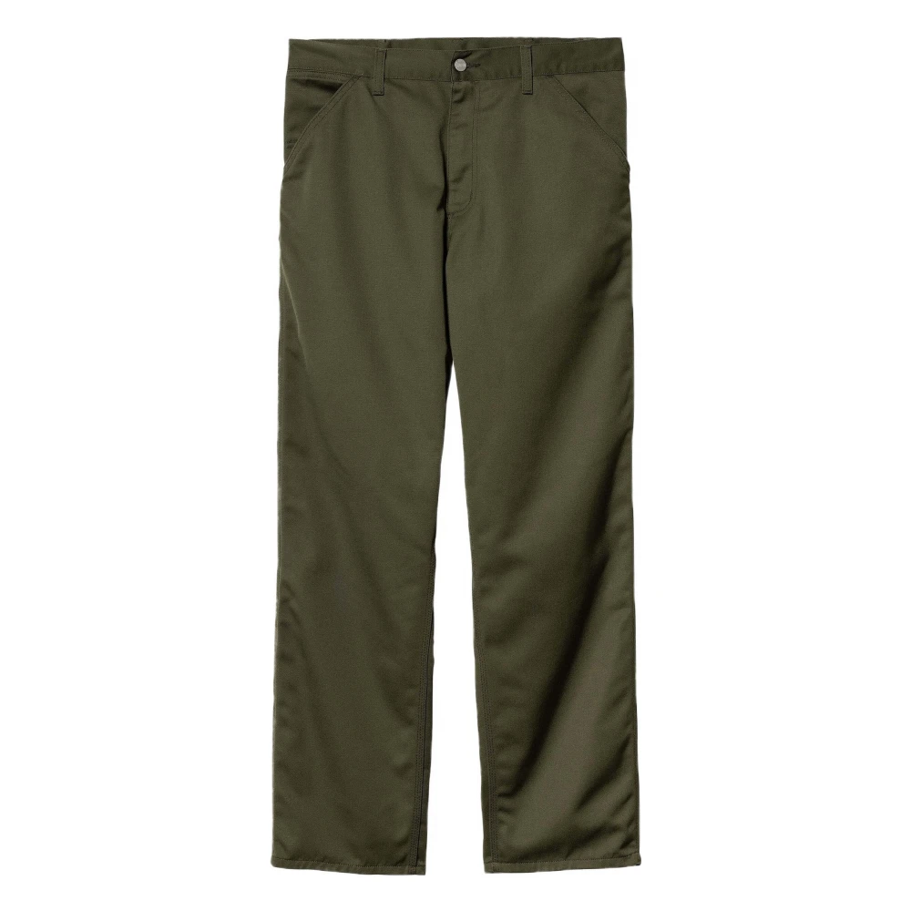 Carhartt WIP Eenvoudige Lange broek Green Heren