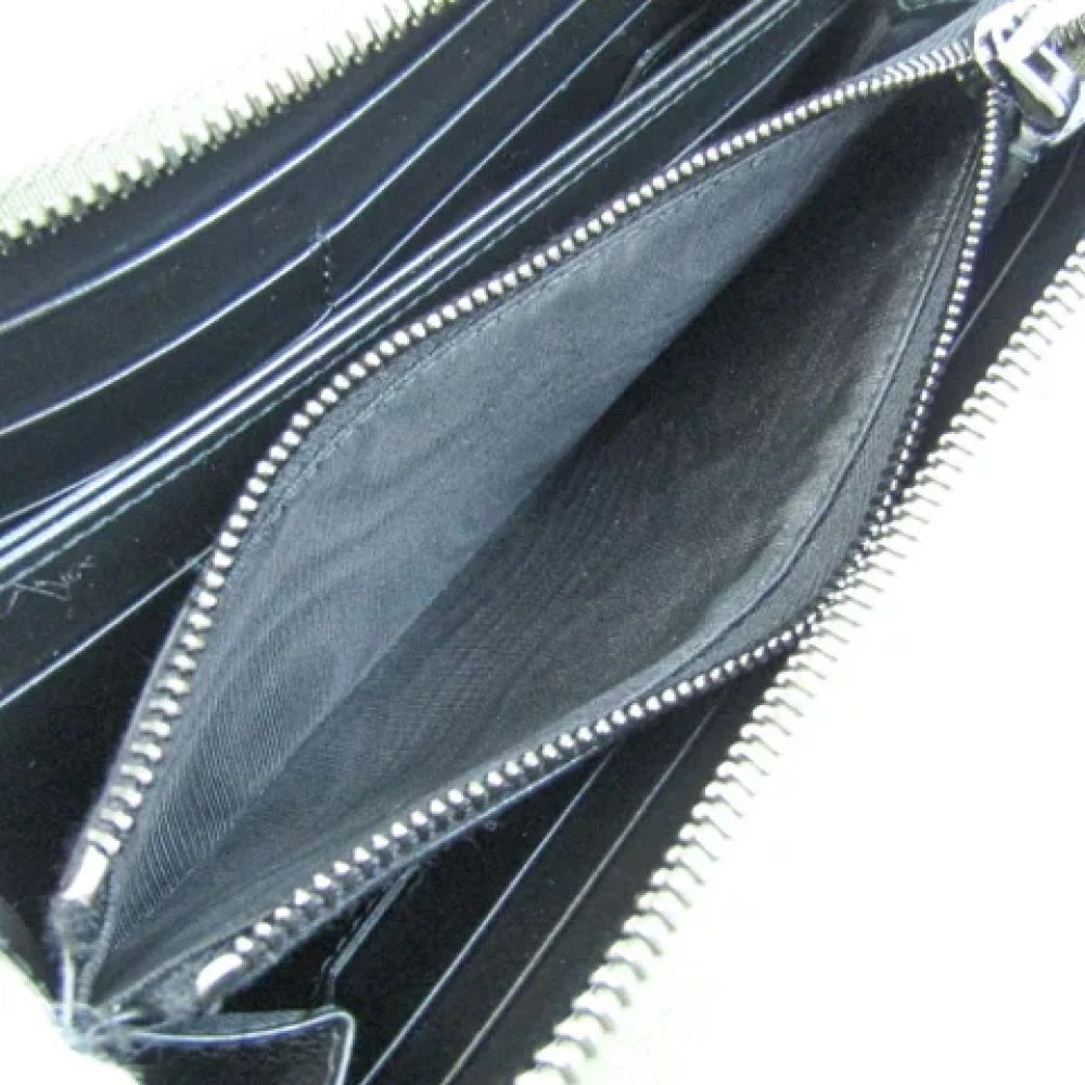 Bvlgari Vintage Pre-owned Leather wallets Green Dames