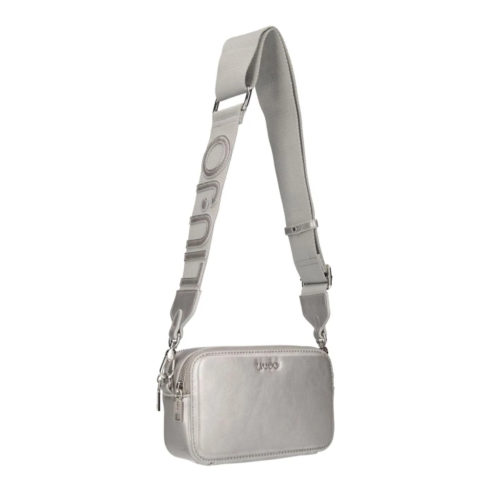 Liu Jo Glanzend Effect Elegante Synthetisch Leren Tas Beige Dames