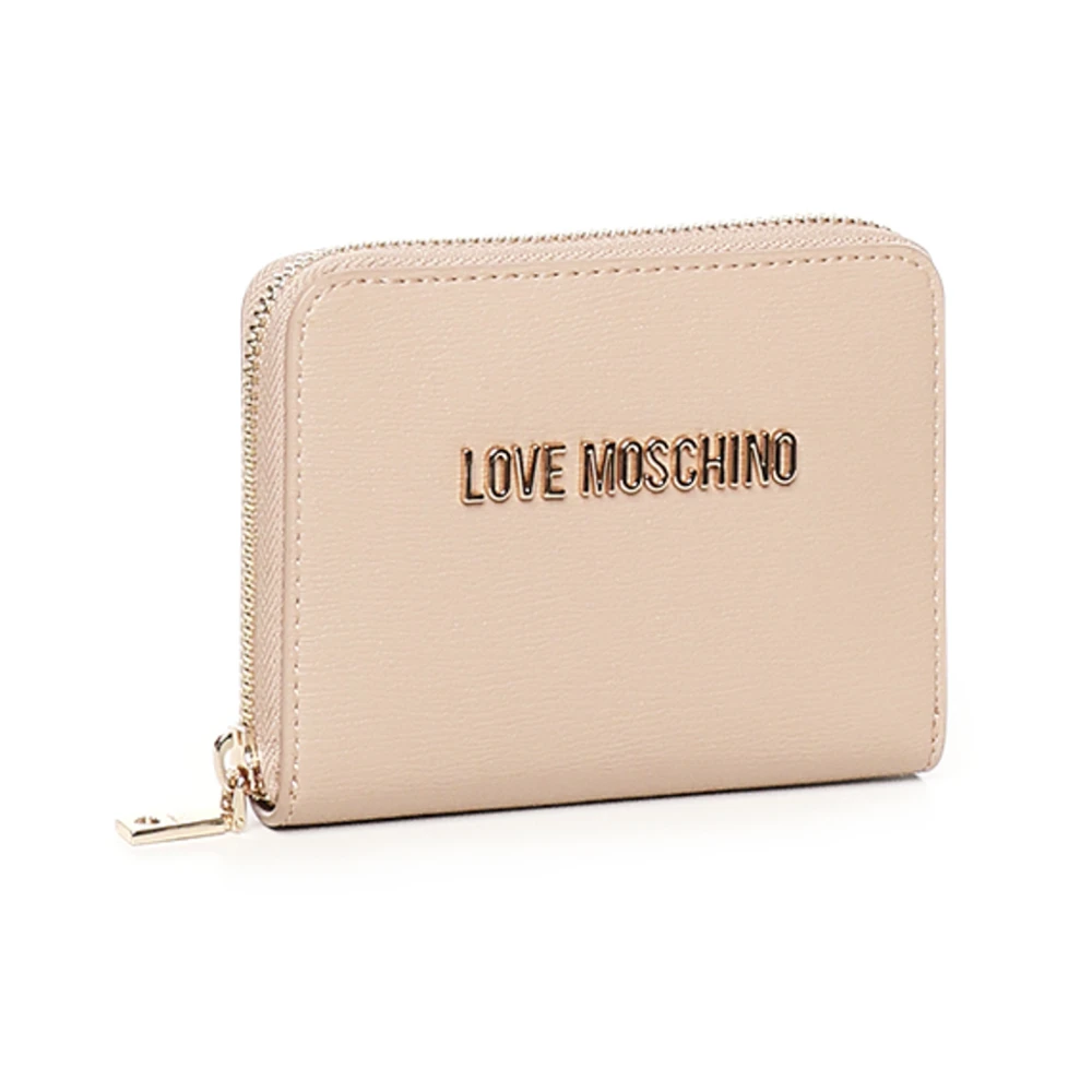 Love Moschino Roze Portemonnee met Ritssluiting Pink Dames