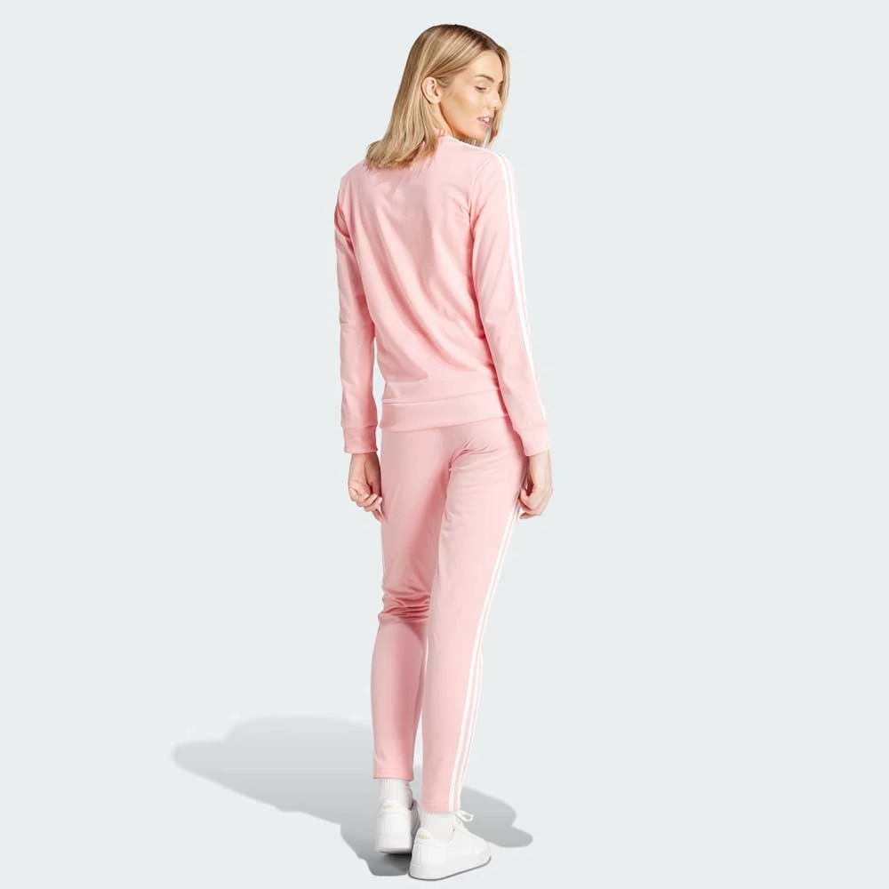 Adidas Roze Essentials 3-Stripes Dames Trainingspak Pink Dames