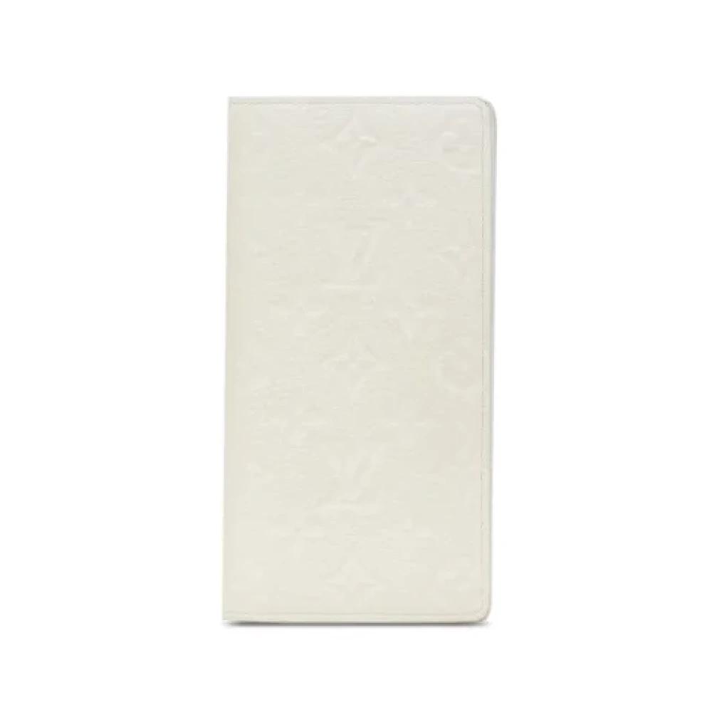 Louis Vuitton Vintage Pre-owned Leather wallets White Dames