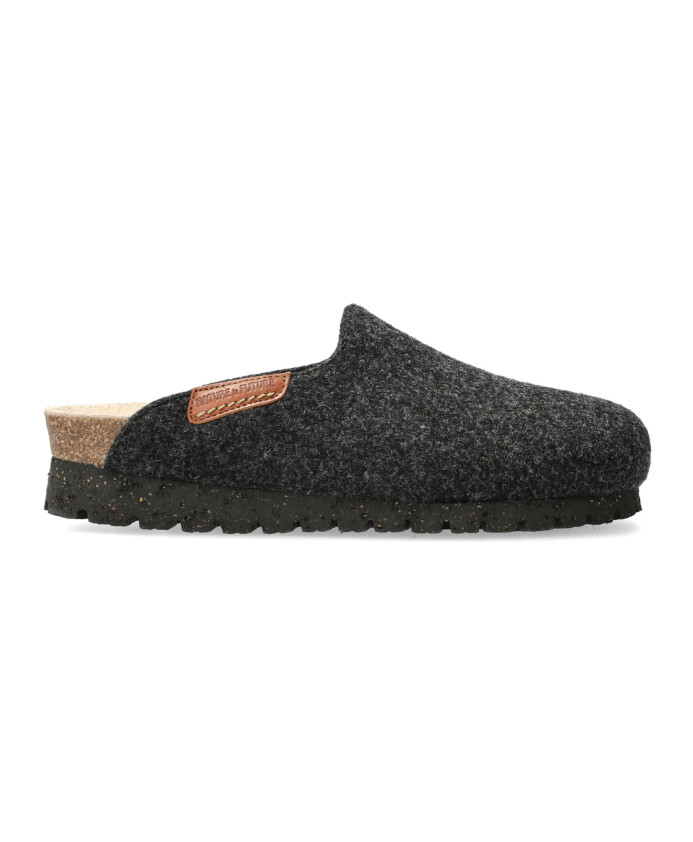 chausson-sabot-femme-gris-fonce