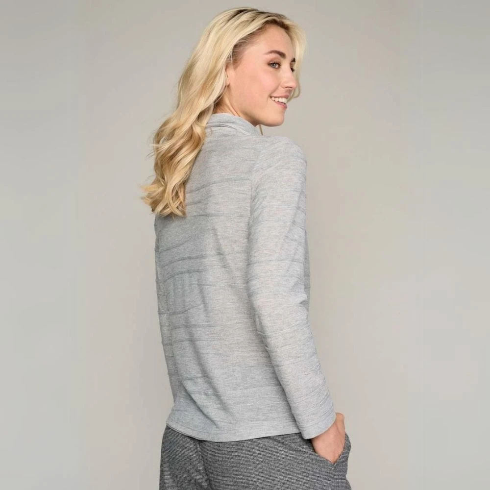 Marie Méro Grijze Coltrui met Elegante Detail Gray Dames