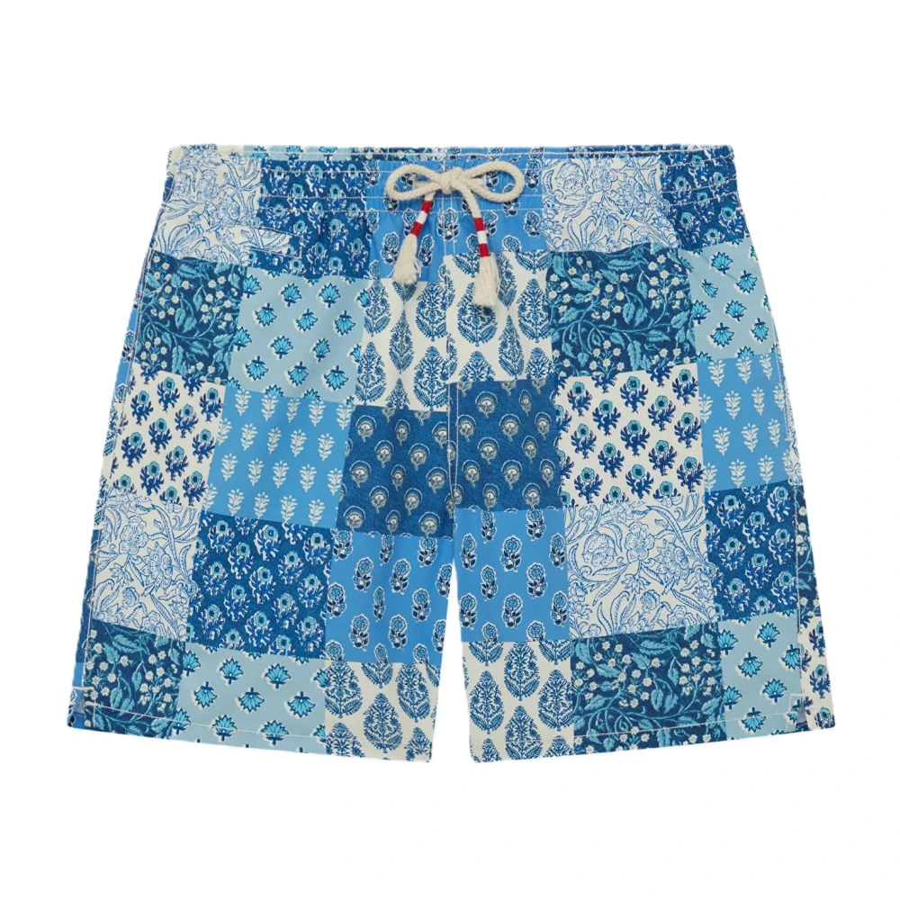 Mc2 Saint Barth Men's Multicolor Beachwear, L, Caprese Swim Shorts