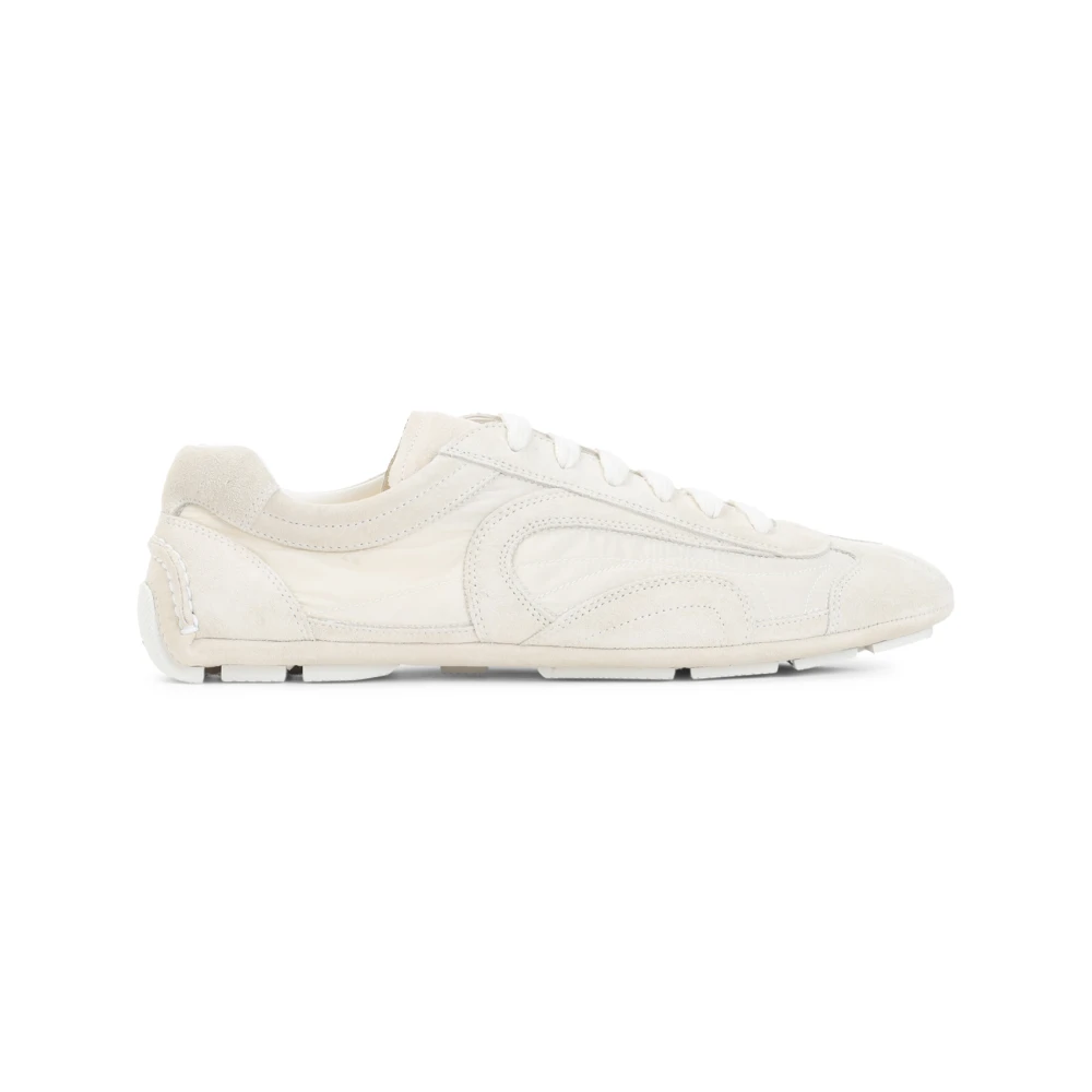 Prada Men's White Sneakers, 7 Uk, Montecarlo Re-Edition 2005 Trainers