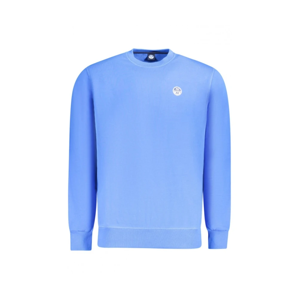 North Sails Blue Cotton Men's Sweatshirt - M - Image 2
