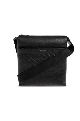 Gancini Präglad Messenger Bag