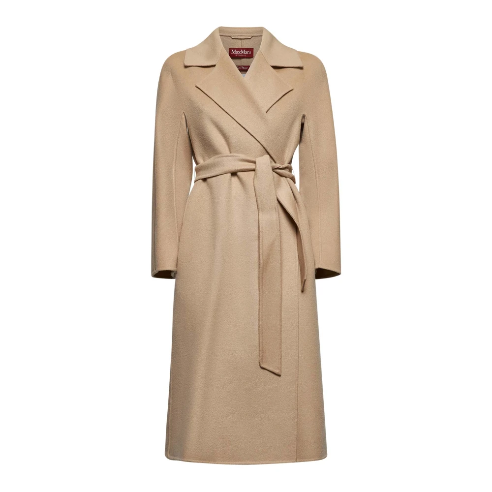 Coats > Belted Coats - - Max Mara Studio - Modalova