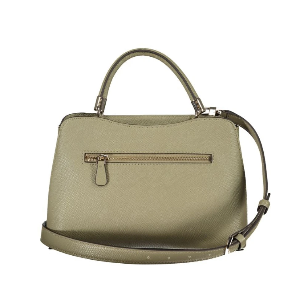 Guess Groene Polyethyleen Handtas met Verstelbare Schouderband Green Dames