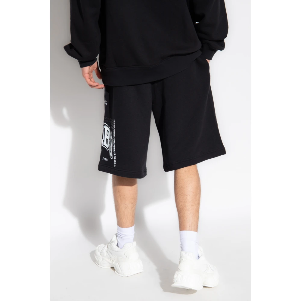 Dolce & Gabbana Bedrukte shorts Black Heren