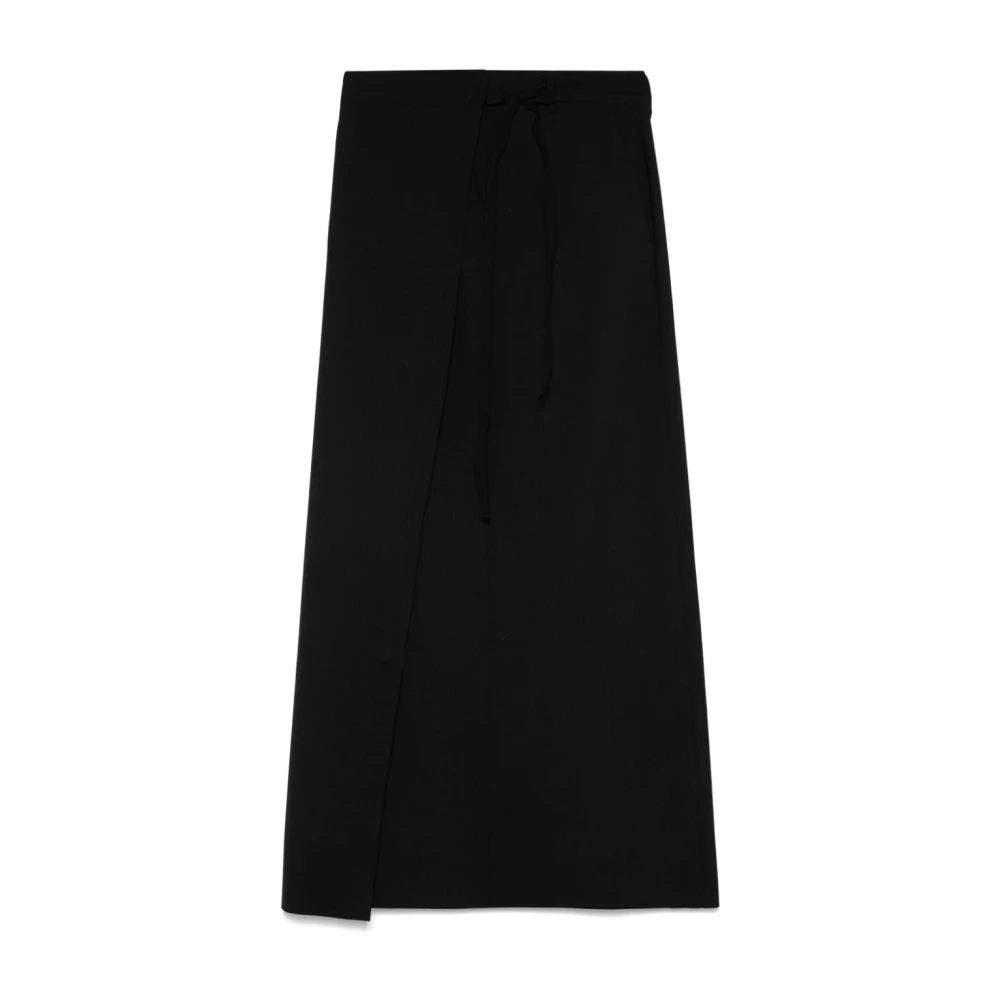 MM6 Maison Margiela Maxi Rok Black Dames