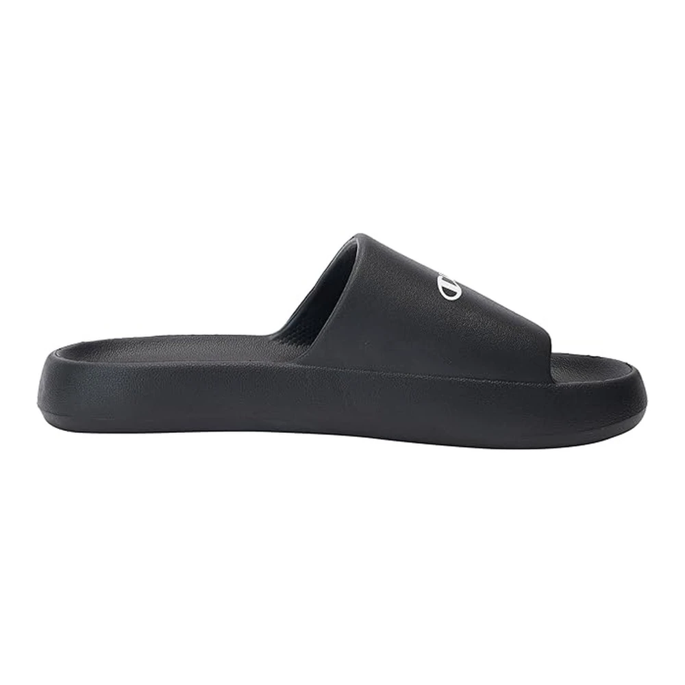 Champion Svarta Mjuka Tofflor Slides Black, Herr