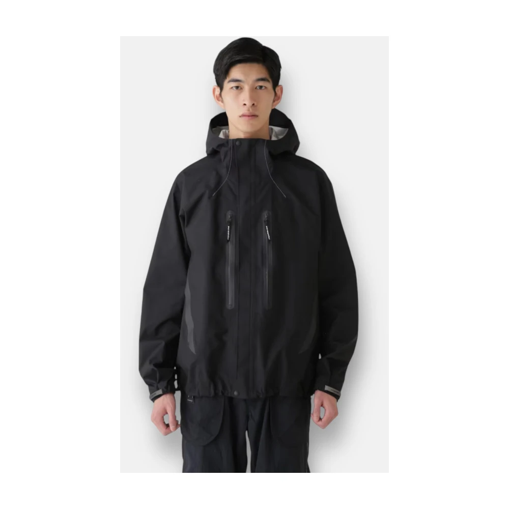 And Wander Lichtgewicht Waterdichte Hiker Regenjas Black Heren