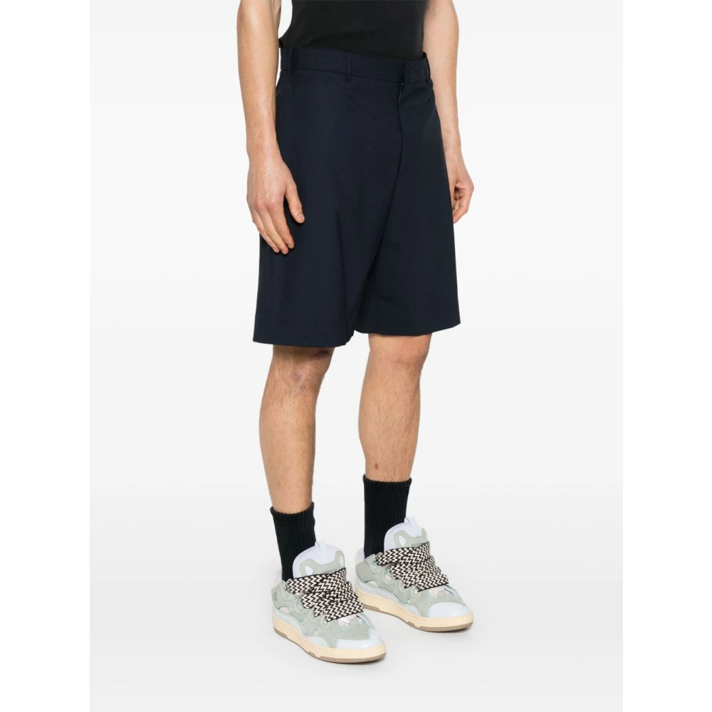 Msgm Blauwe Zomer Shorts Black Heren