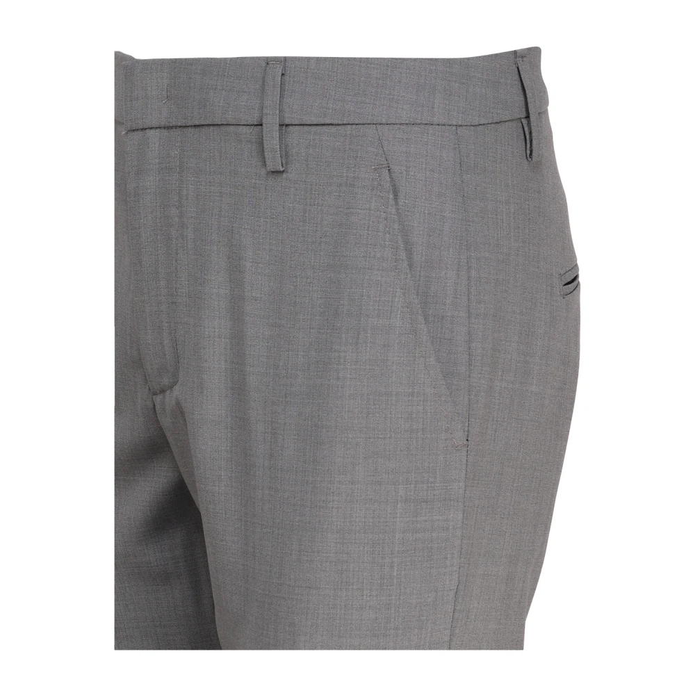 Dondup Grijze Katoenen Broek met Slim Fit Gray Heren