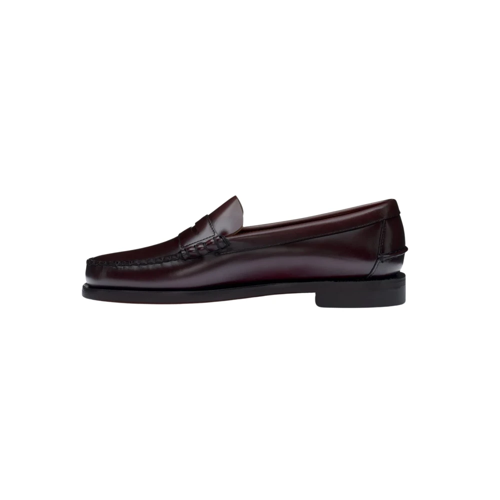 Sebago Brown/Burgundy Mocassino Classic Dan Wide (Pianta Larga) - Image 3