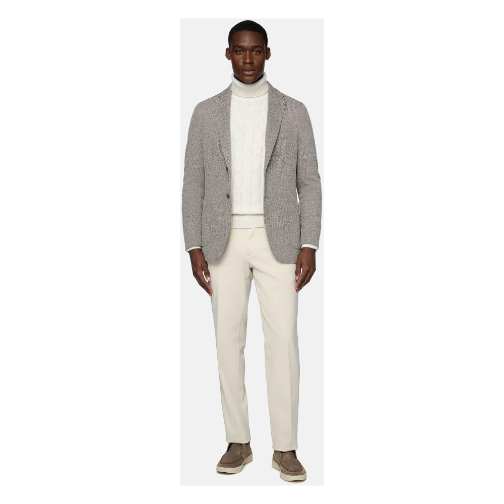 Boggi Milano B Jersey Jas Beige Heren
