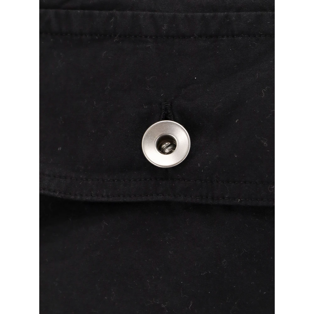 Rick Owens Overhemd met puntkraag Black Heren
