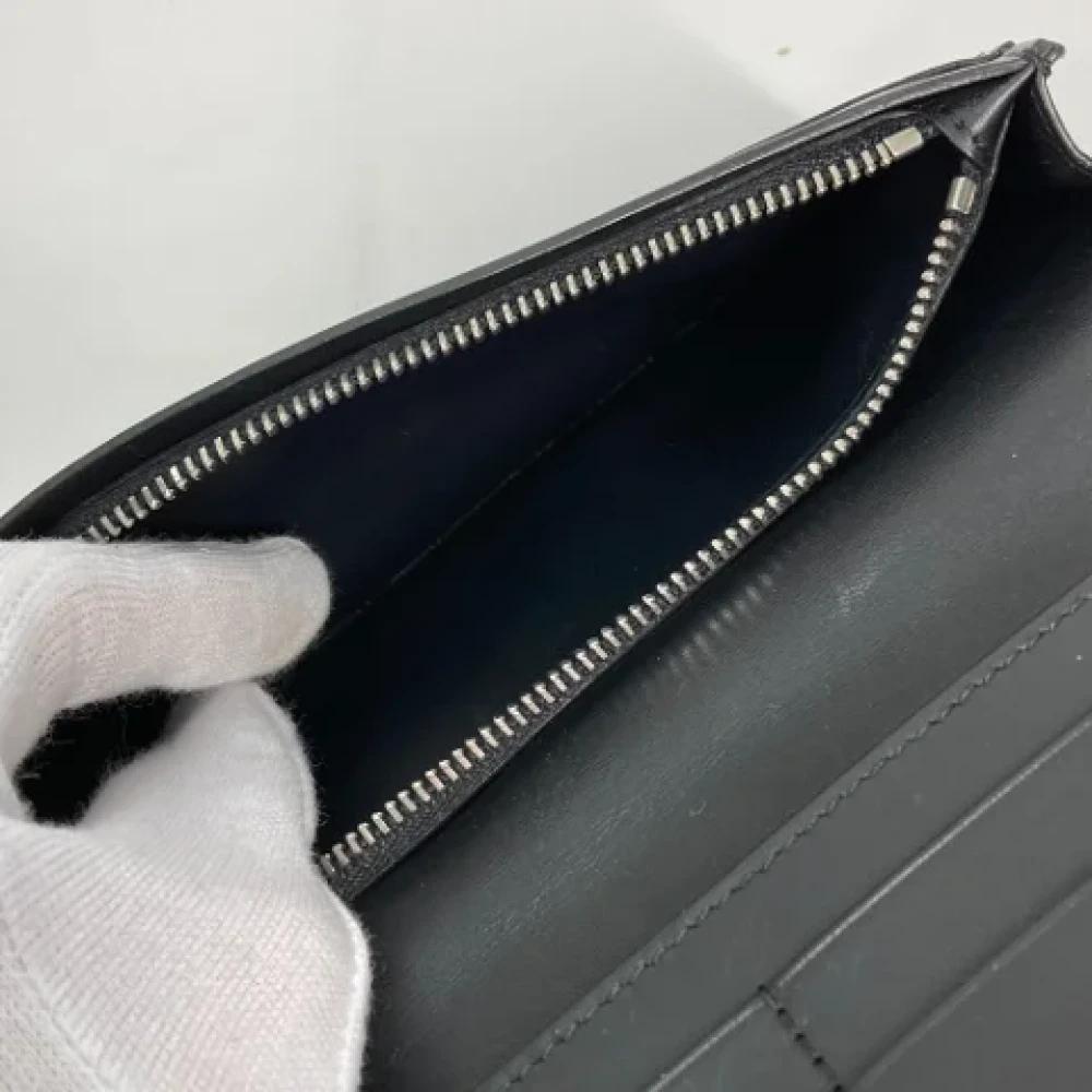 Loewe Pre-owned Leather wallets Black Heren