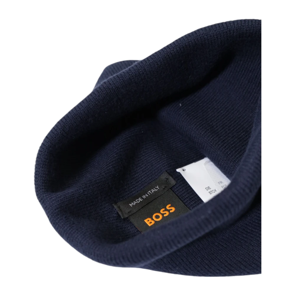 Hugo Boss Mannen Herfst Winter Katoenen Hoed Blue Heren