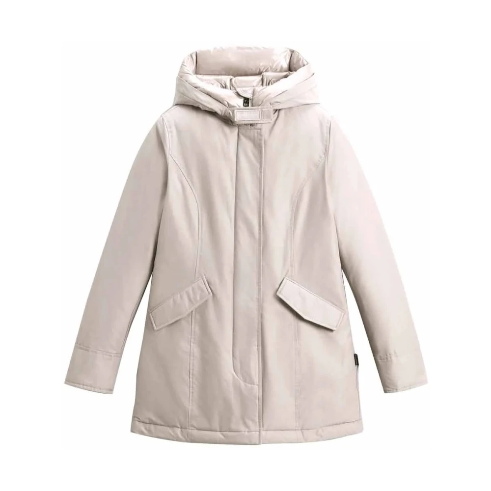 Woolrich Luxe Arctic Parka NF Oxford Tan Beige Dames