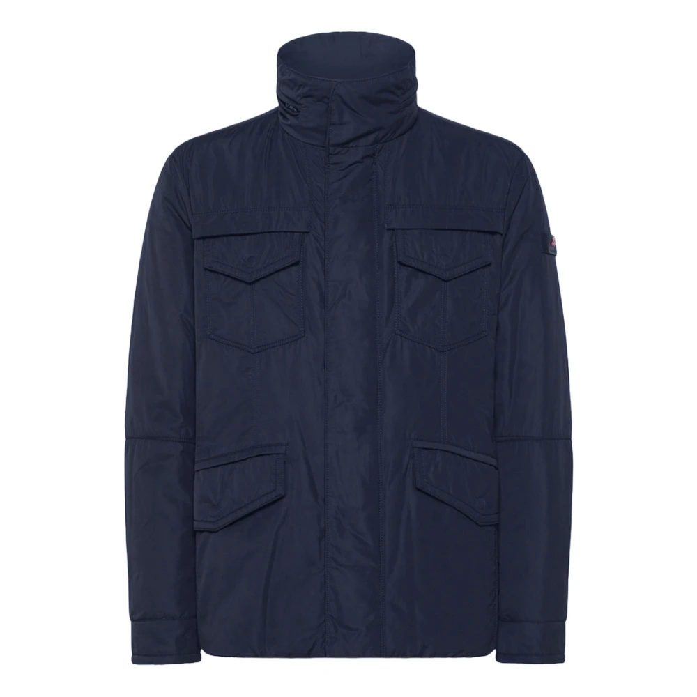 Peuterey Blauwe Technische Field Jacket Blue Heren