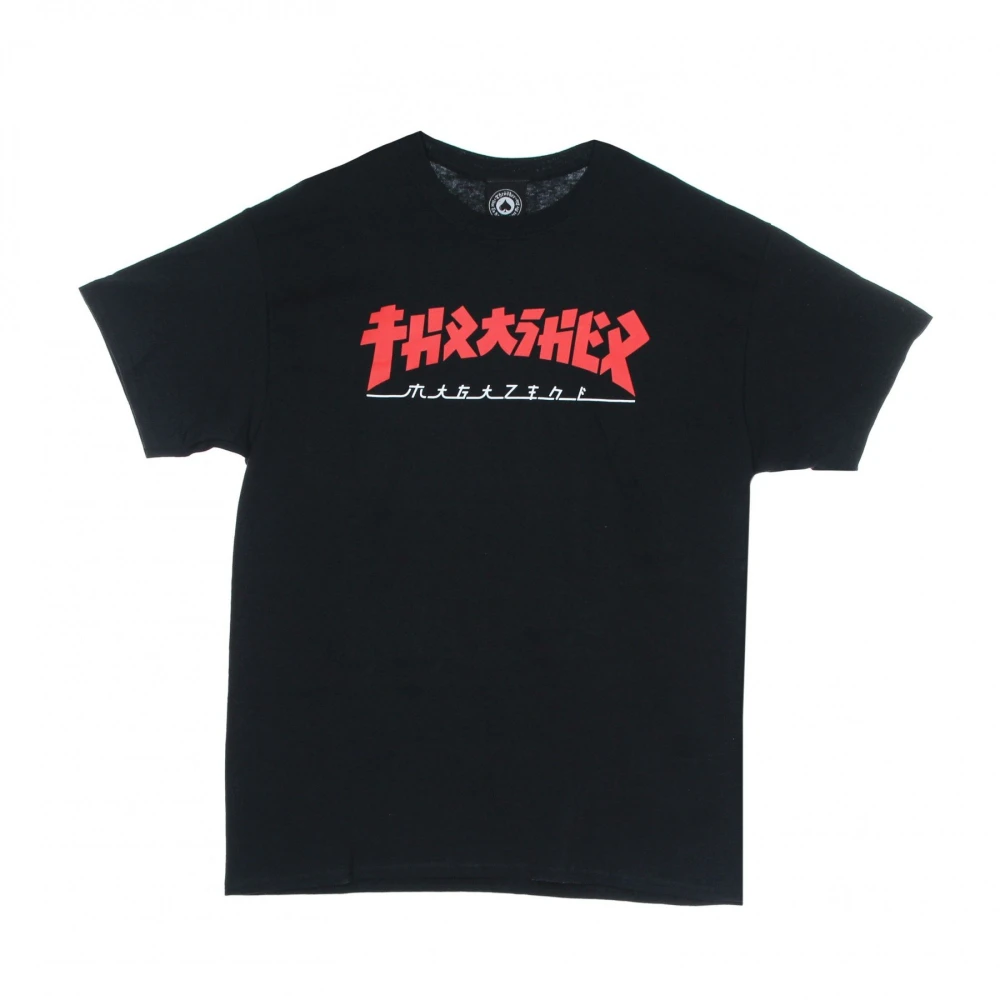 Thrasher Godzilla Tee Streetwear Collectie Black Heren