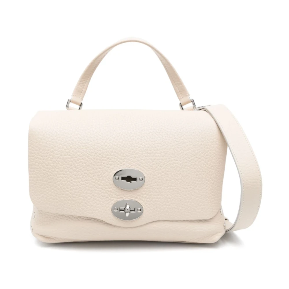 Zanellato Crème Tassen met Draaisluiting Beige Dames