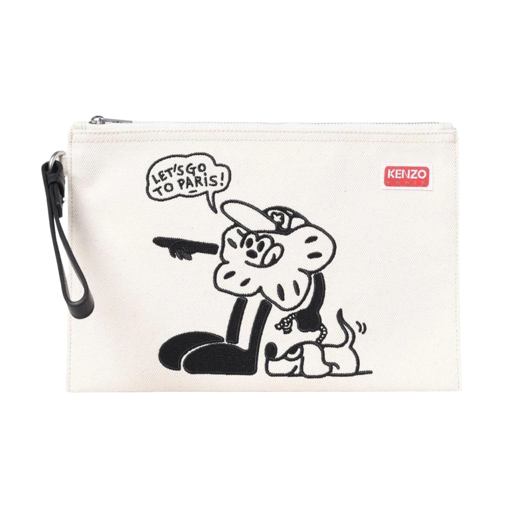 Kenzo - Bags > Clutches - White - Kenzo - Modalova