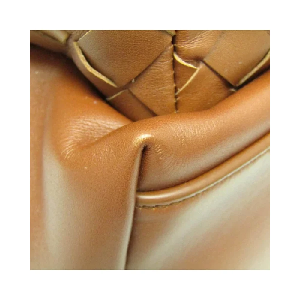 Bottega Veneta Vintage Pre-owned Leather backpacks Brown Dames