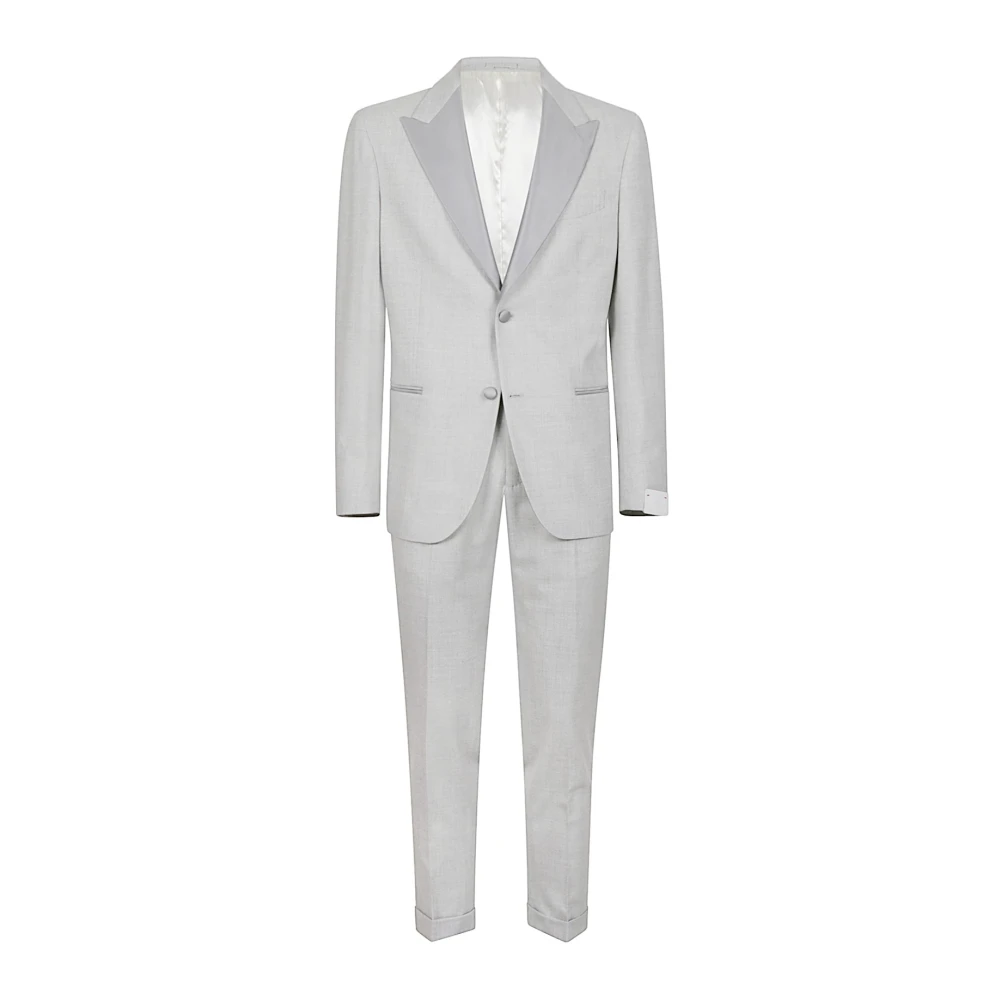 Eleventy Luxe Tuxedo Smokingpak Gray Heren
