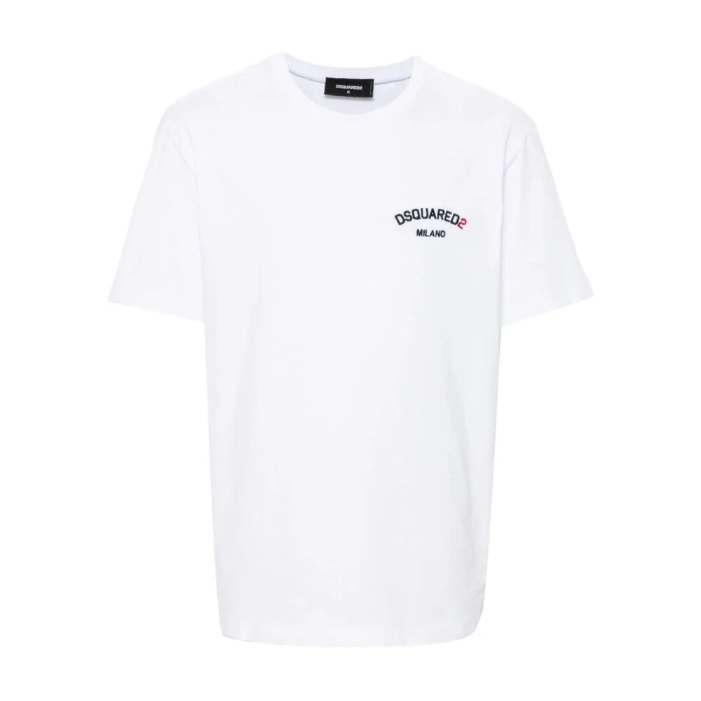 Dsquared2 Men's White T-Shirts,, Stylish Shirts For Extra Small