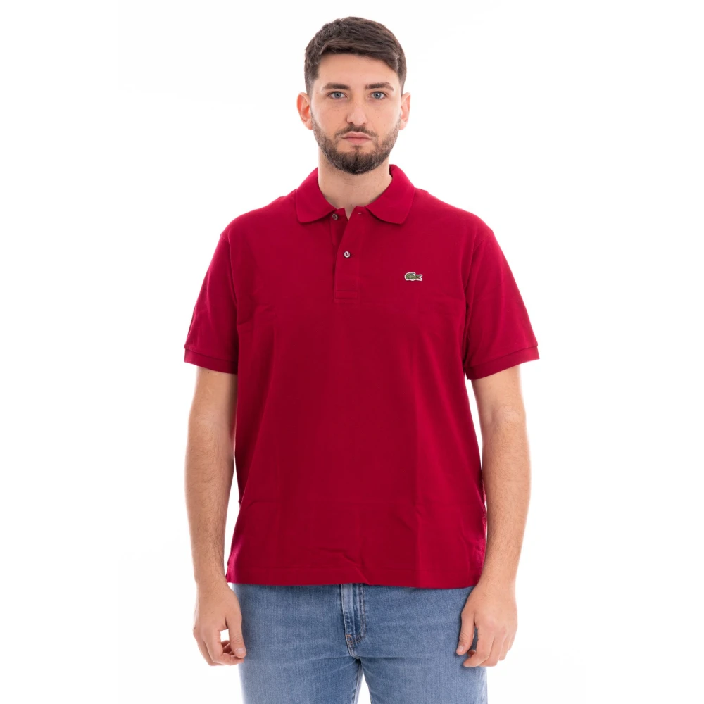 Lacoste Uomo Rosso Top, M, New, - Immagine 7