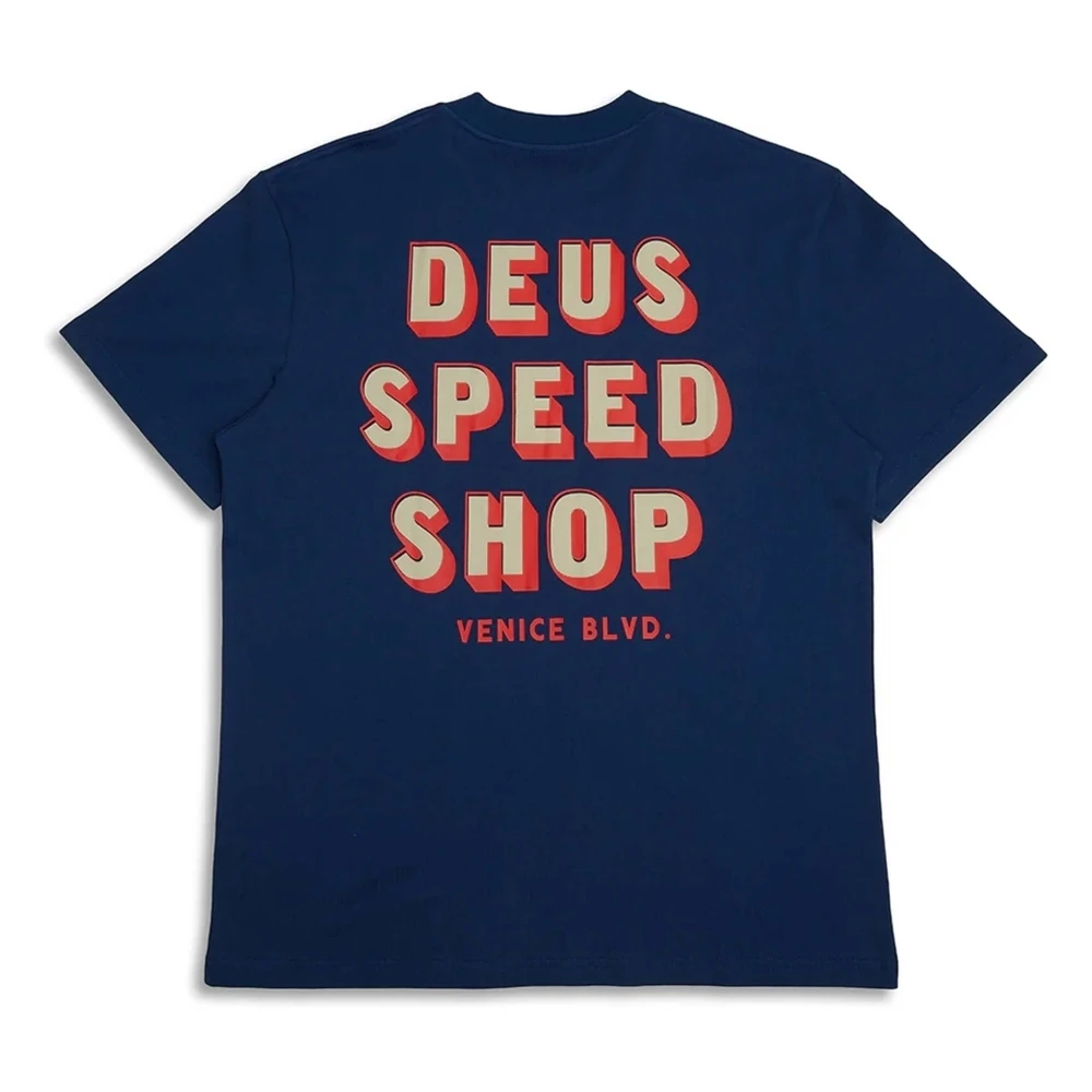 Deus Ex Machina Gaucho T-shirt Blue Heren