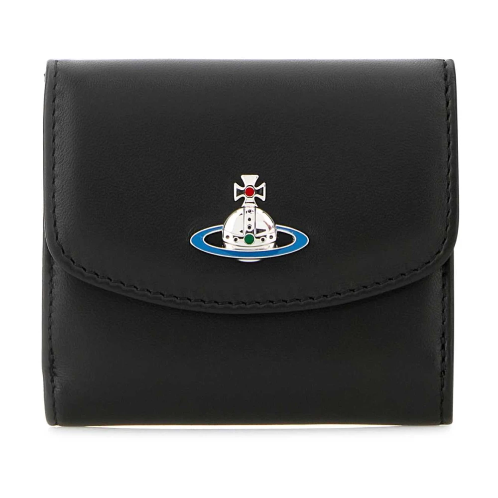 Vivienne Westwood Nappa Leren Portemonnee Black Dames