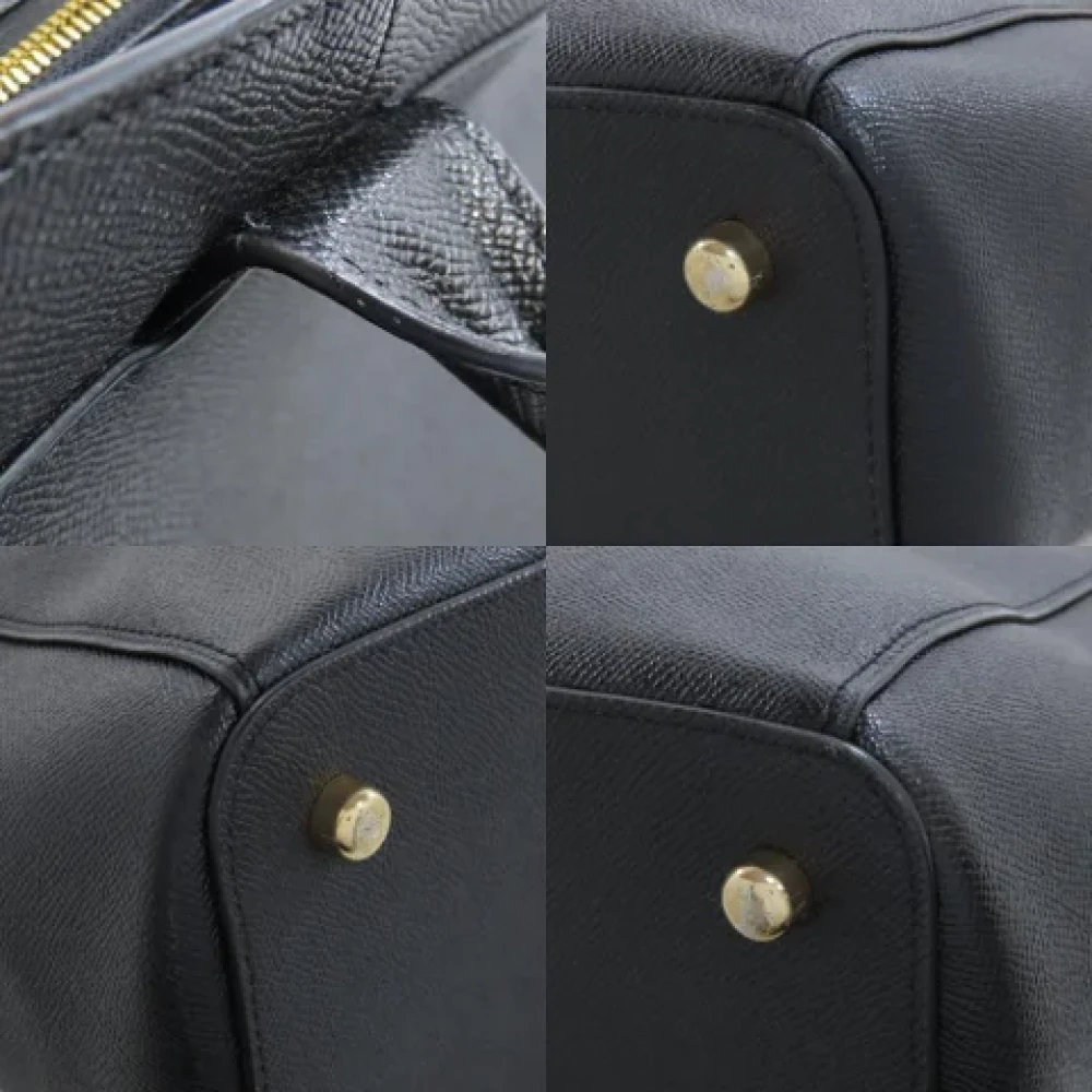 Coach Pre-owned Leather shoulder-bags Black Dames