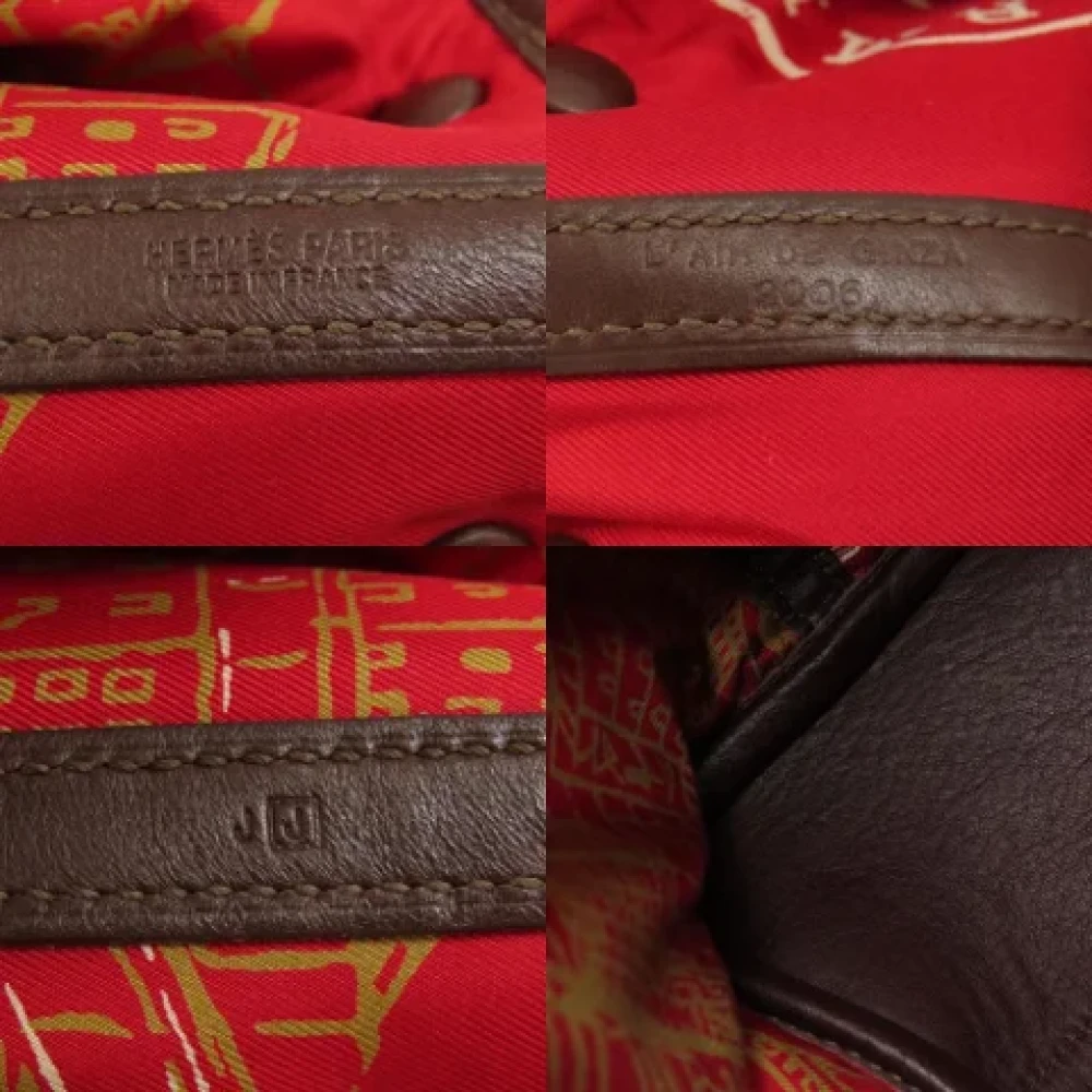 Hermès Vintage Pre-owned Leather totes Brown Dames