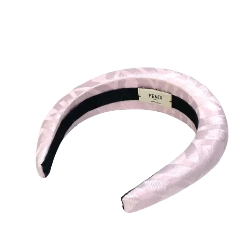 Fendi Vintage Pre-owned Fabric hair-accessories Pink Dames