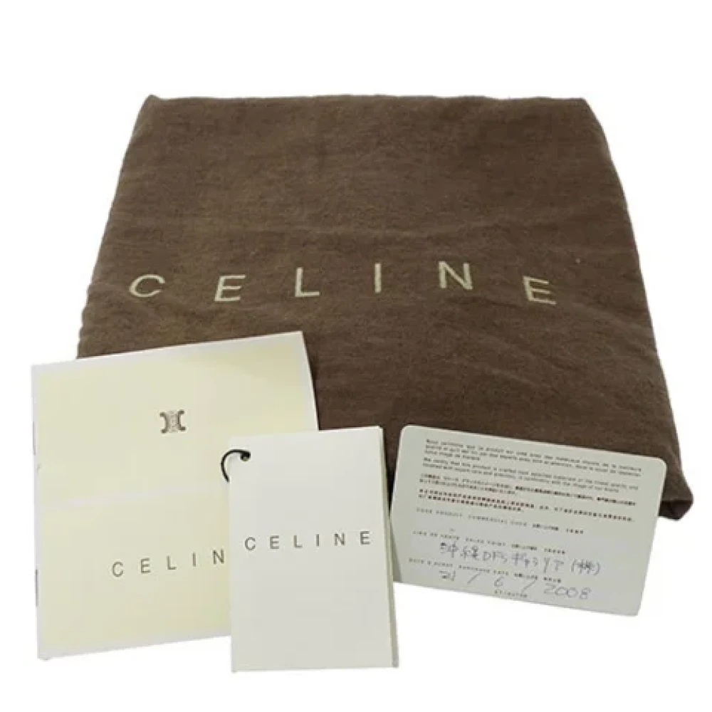 Celine Vintage Pre-owned Plastic celine-bags Beige Dames