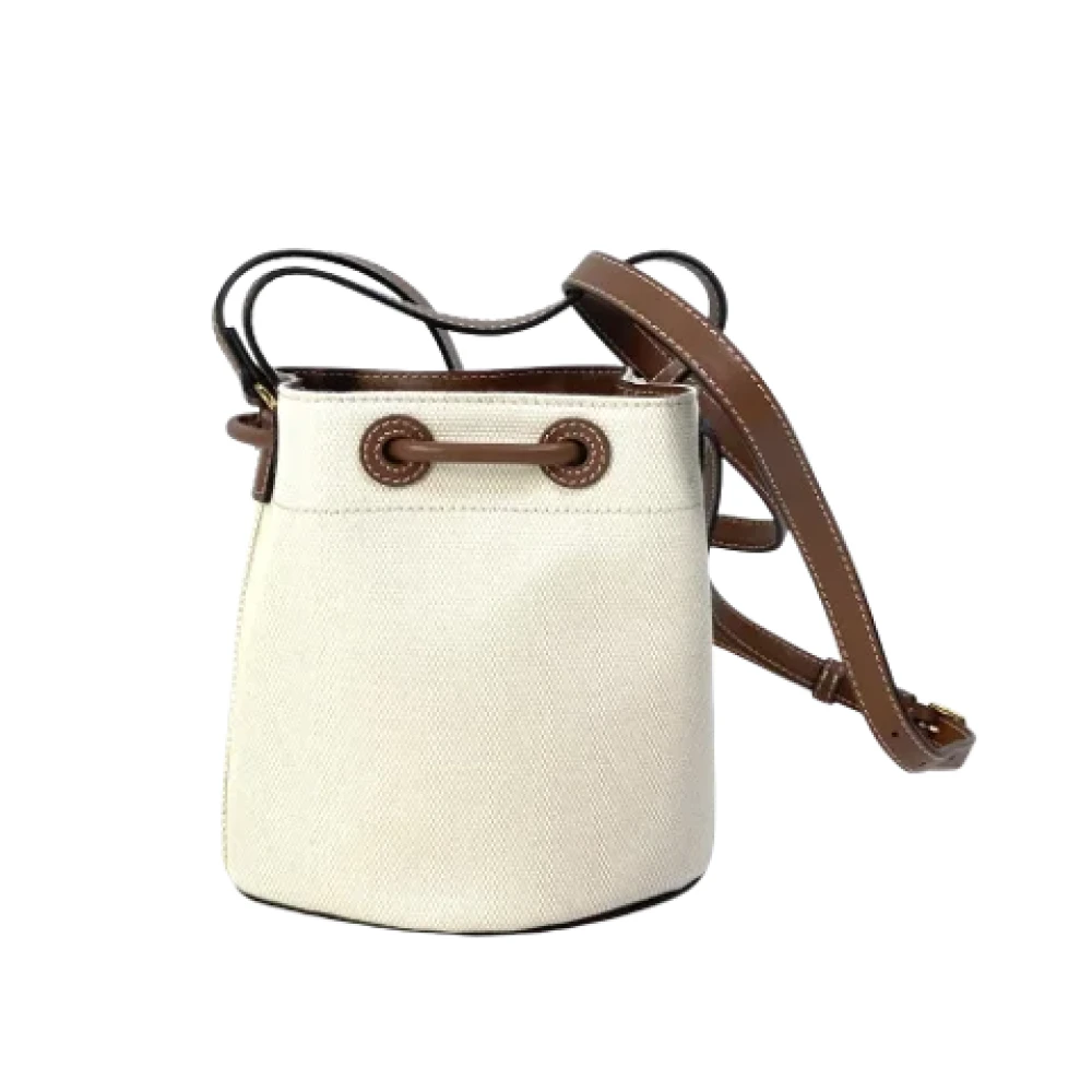Burberry Vintage Pre-owned Fabric shoulder-bags Beige Dames