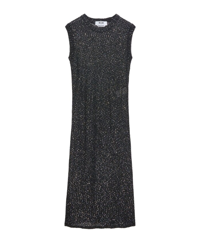 robe-a-sequins-noire-en-maille